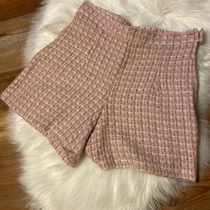 Vintage French High Waisted Shorts Size 4 Pink